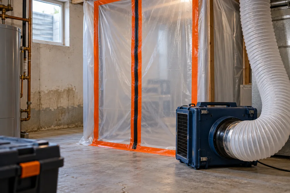 Mold Remediation — illustrative restoration scene