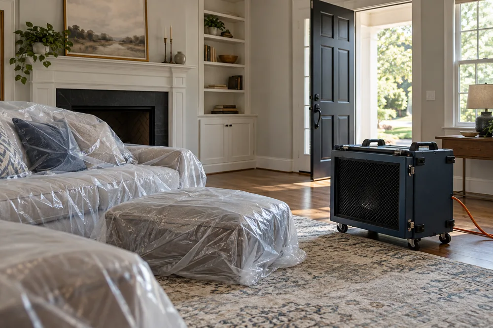 Smoke Odor Removal — illustrative restoration scene