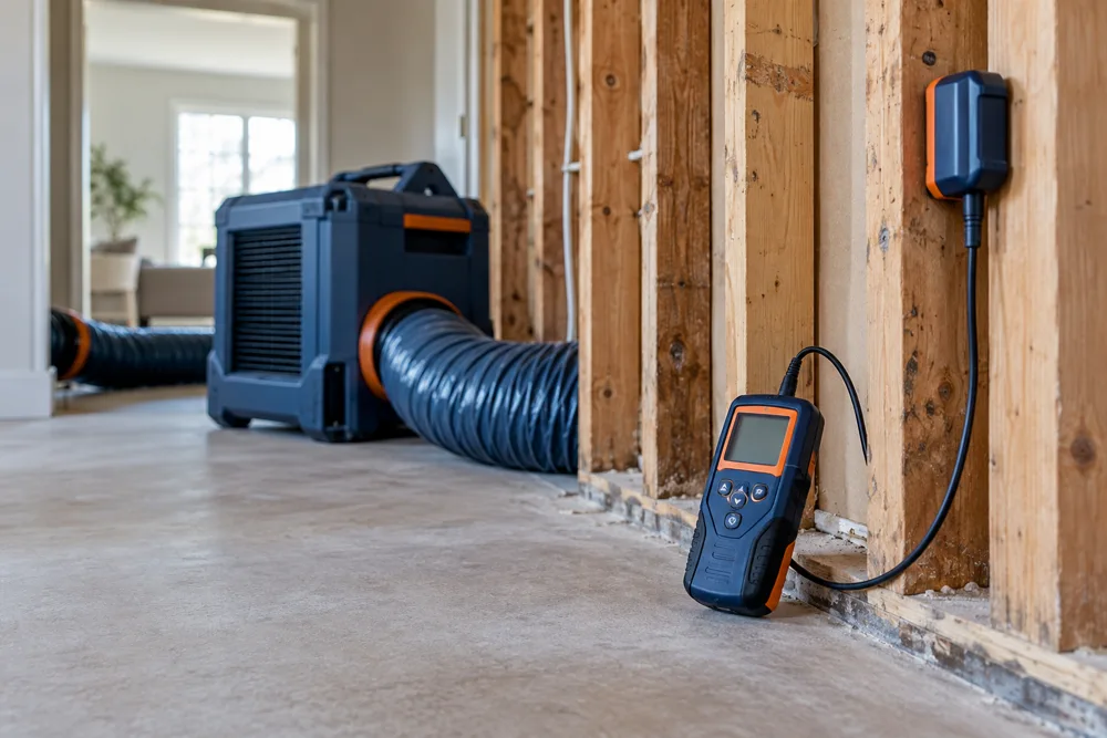 Structural Drying & Dehumidification — illustrative restoration scene