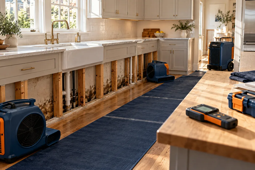 Water Damage Restoration — illustrative restoration scene